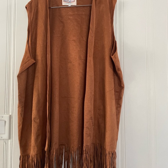 Cowboy suede vest for women - Picture 5 of 5